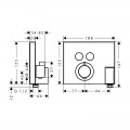 Зовнішня частина змішувача для душу Hansgrohe Shower Select 15765000 - Фото 1